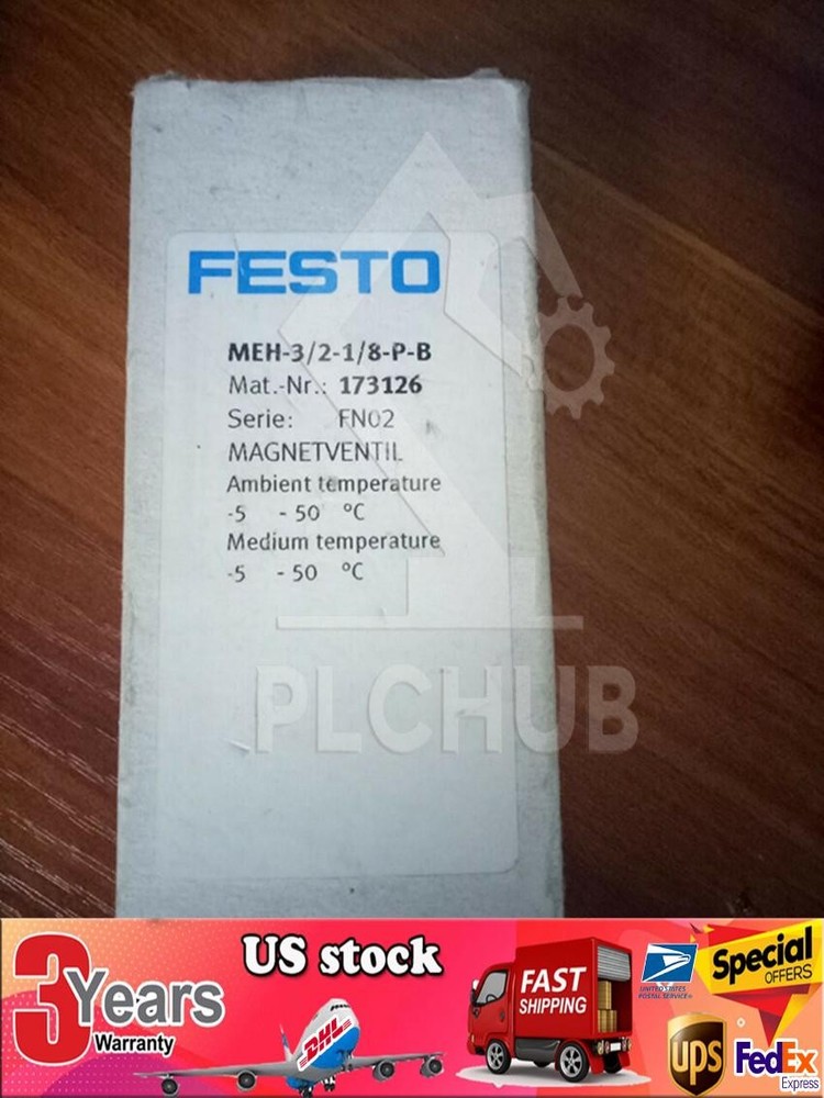 1PC FESTO MEH-3/2-1/8-P-B 173126 Solenoid Valve