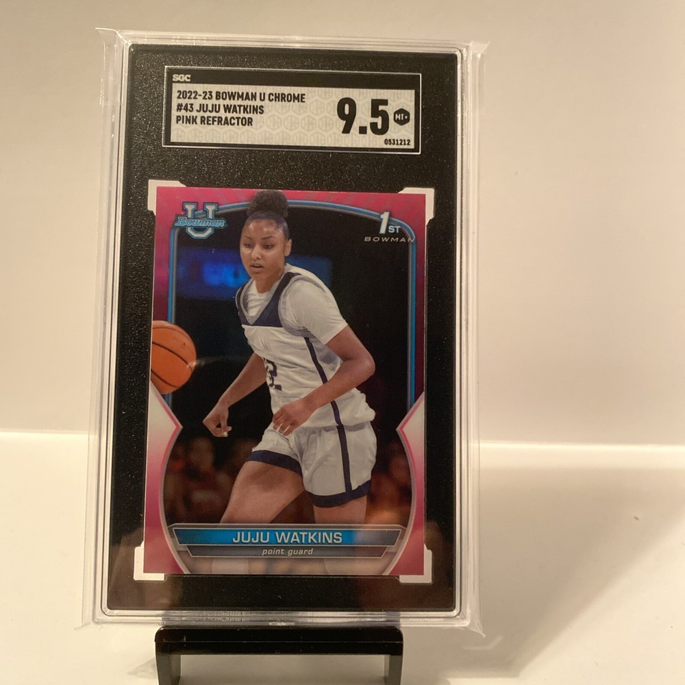JuJu Watkins 2022-23 Bowman U Chrome Pink Refractor RC #43