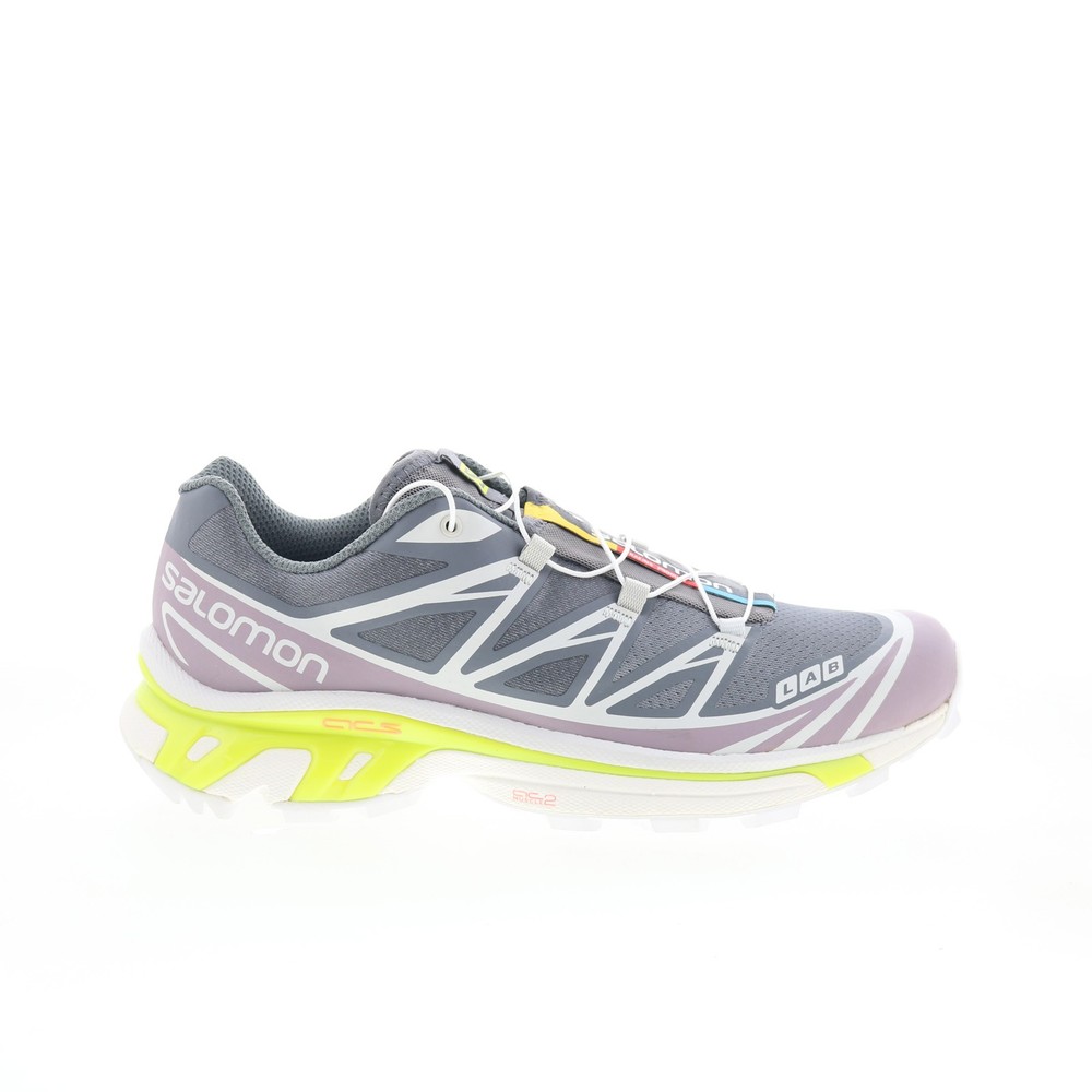 Salomon XT-6 Mens Gray Lifestyle Sneakers Synthetic Lace-Up Shoes L41619900