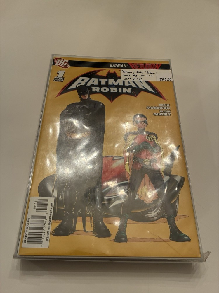 Batman And Robin Reborn Comic Book Lot Of #1-15 1st Prints All Bagged Boarded