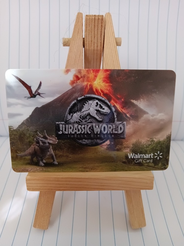 Walmart gift card no $ value on card JURASSIC WORLD-image