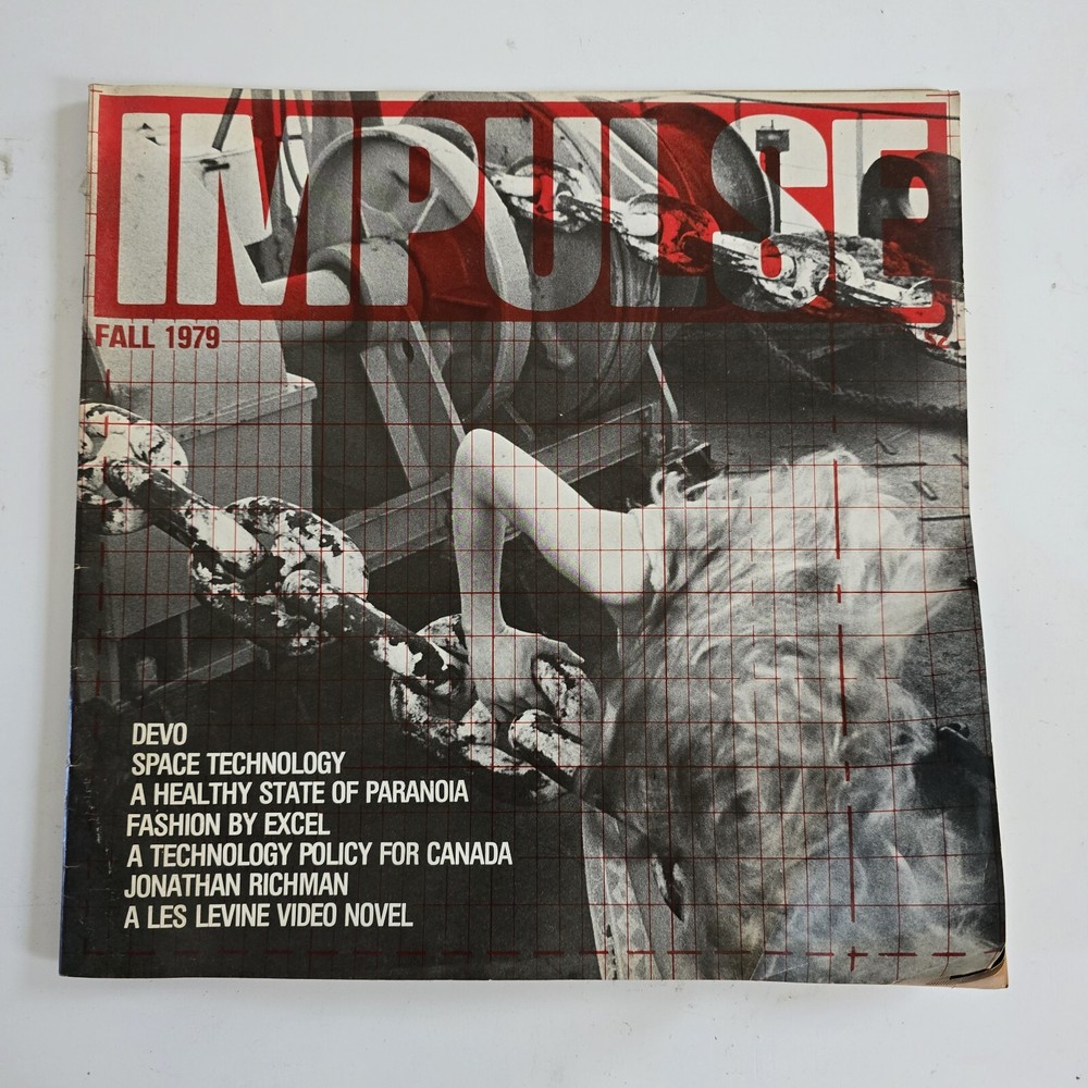 Impulse Magazine Toronto Art Culture Fall 1979 Vintage DEVO Punk Fashion RARE