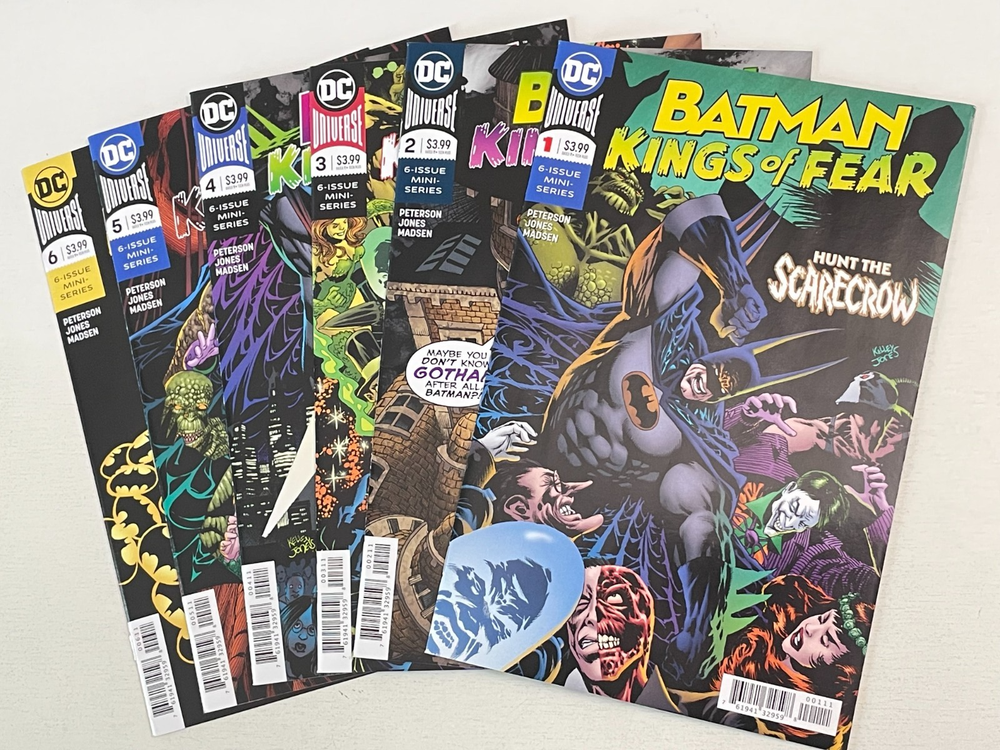 Batman Kings of Fear Complete Set 1-6 Scarecrow VF/NM 2018