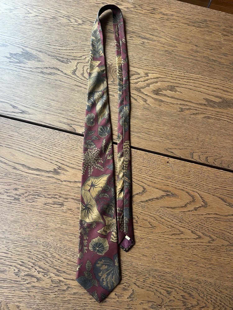 Gant Made In USA Silk Tie Floral Pattern Tie