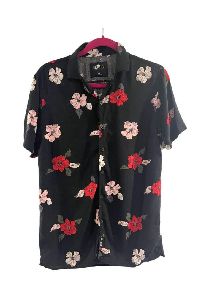 Hollister Short Sleeve Pattern Shirt Size XS