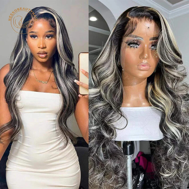 Transparent HD 13x6 Lace Front Wavy Blonde Human Hair Wig