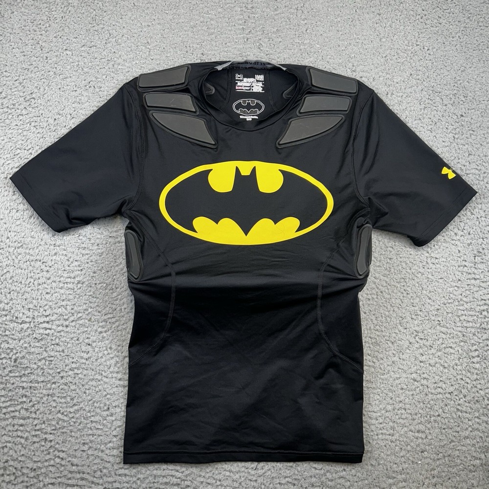 Under Armour Men’s Batman Padded Football Compression Shirt Size Large