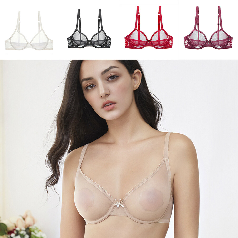 Unpadded Womens Bras Unlined Brassiere Sexy Lingerie Lace Bralette Hot Underwear