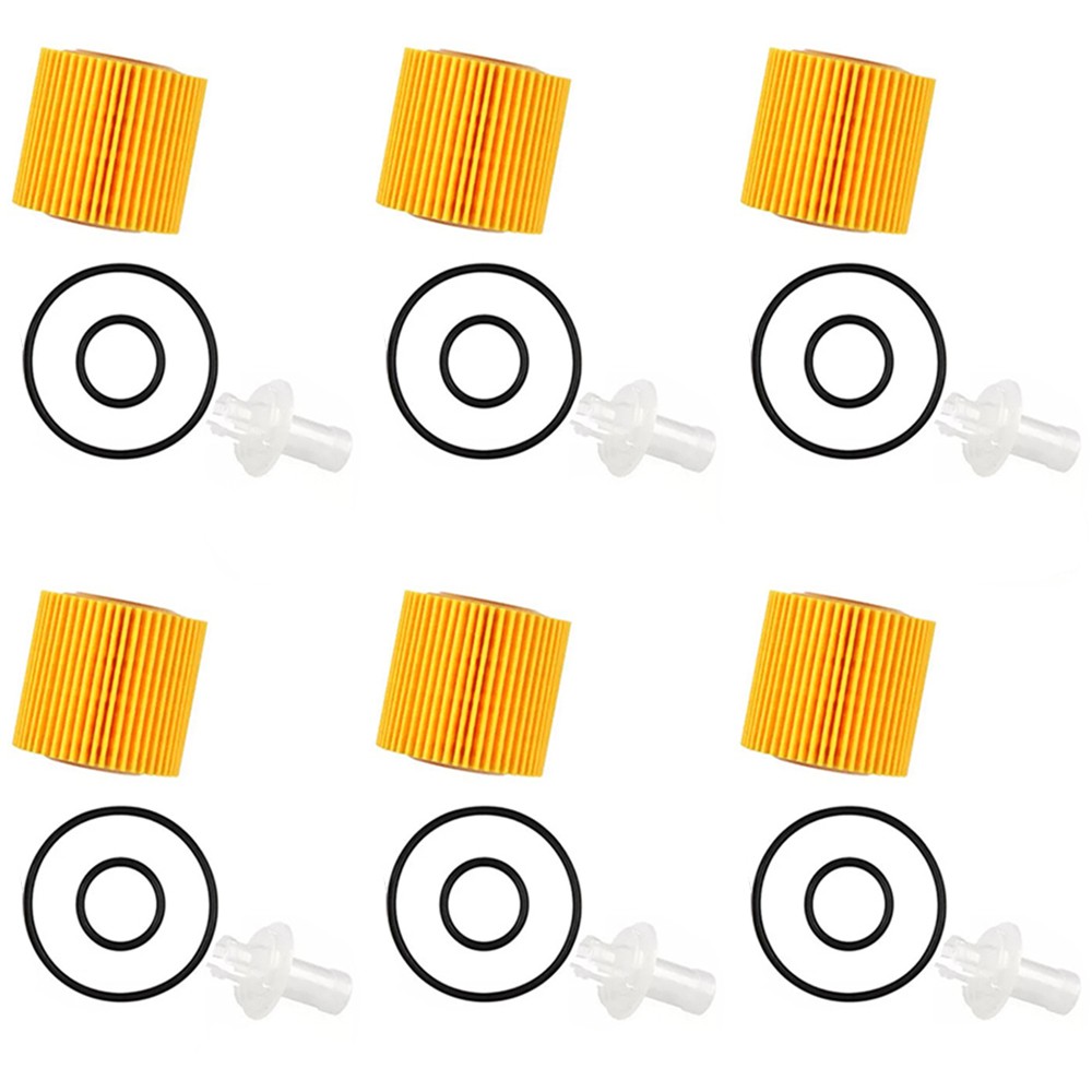 6x 04152-YZZA1 Engine Oil Filter For Toyota Avalon Camry Highlander RAV4 Sienna