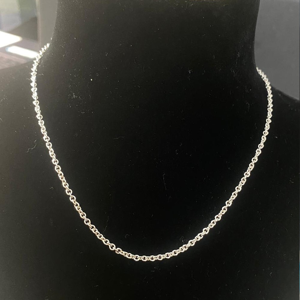 Solid 925 Sterling Silver 2mm Chain Necklace - Unisex ALL Sizes