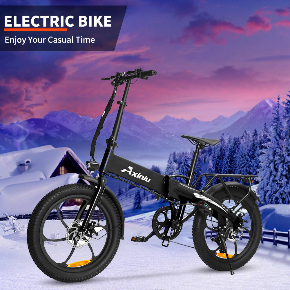 20 Inch Fat Tire Folding E-Bike 850W Commuter Electric Bicycle USA