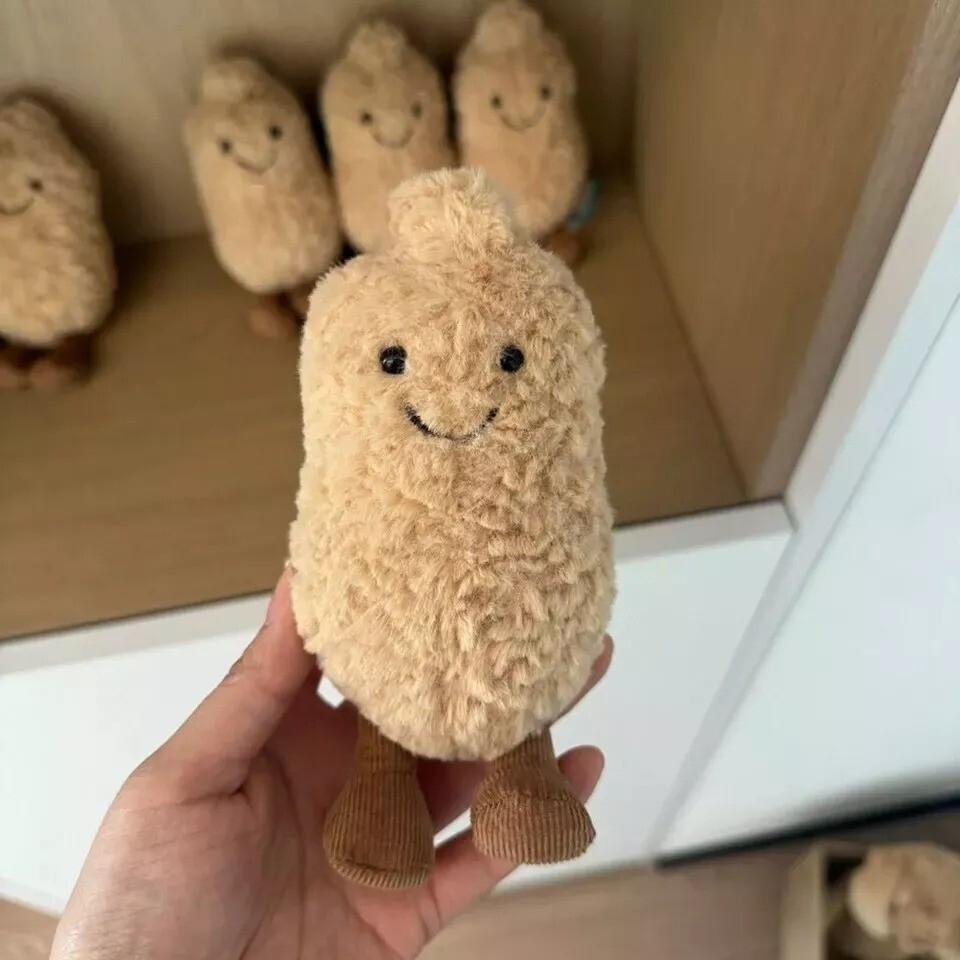 Amuseables Peanut Soft Plush Toy, Fun Cute Stuffed Food Collectible NWT