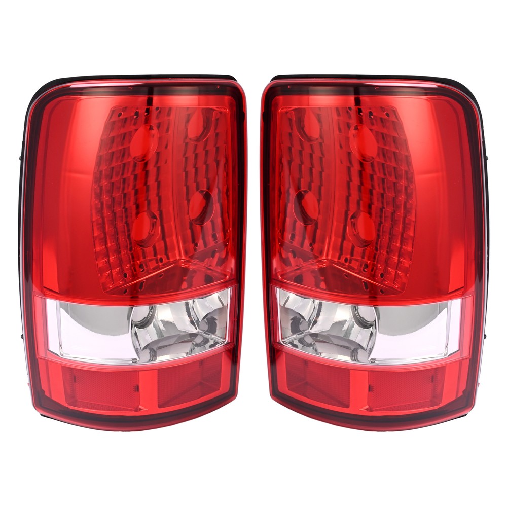 Red Clear Tail Lights Lamp Pair Fits Chevy GMC Suburban Tahoe Yukon XL 2000-2006