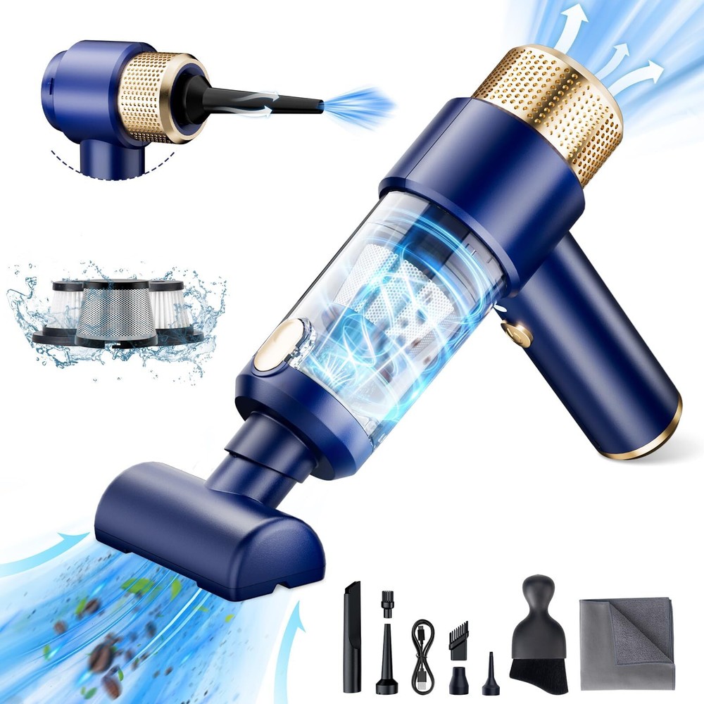 Car Vacuum Cleaner Handheld Vacuum Cordless High Power Scution Mini Vacuum Cl...