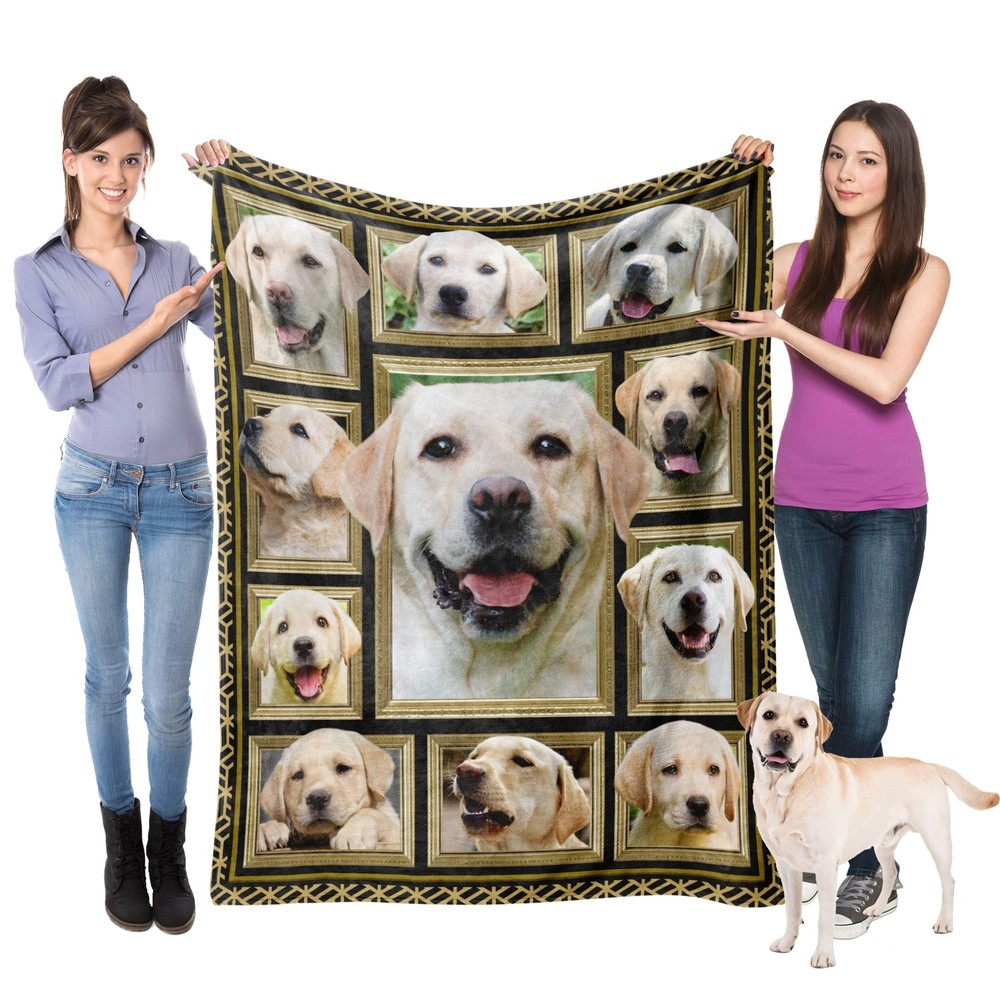 Labrador Retriever Blanket for Women Men Kids, Labrador Retriever Gifts for D...
