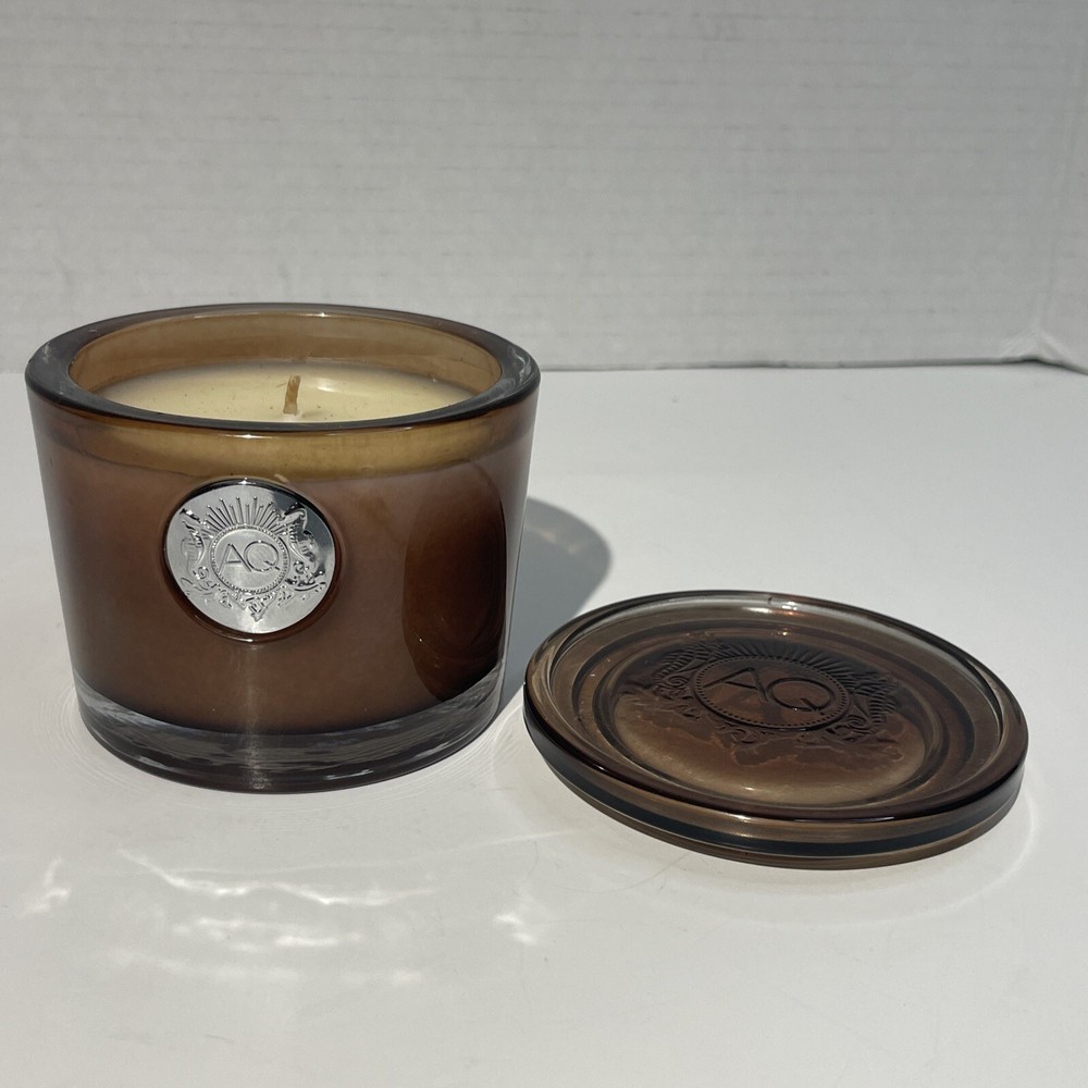 New! Soy Candle 5oz Clean Burning Aquiesse Portfolio Luxury LUXE LINEN Scent