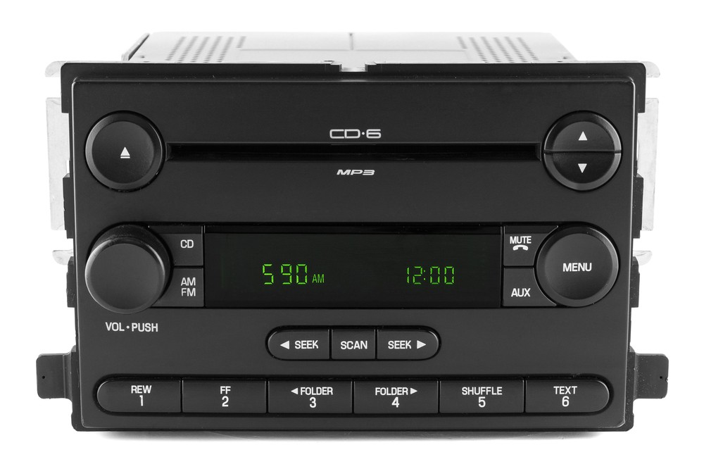 2007 Ford Focus AM FM MP3 Receiver w/ 6-Disc in dash CD Player 7S4T-18C815-AA