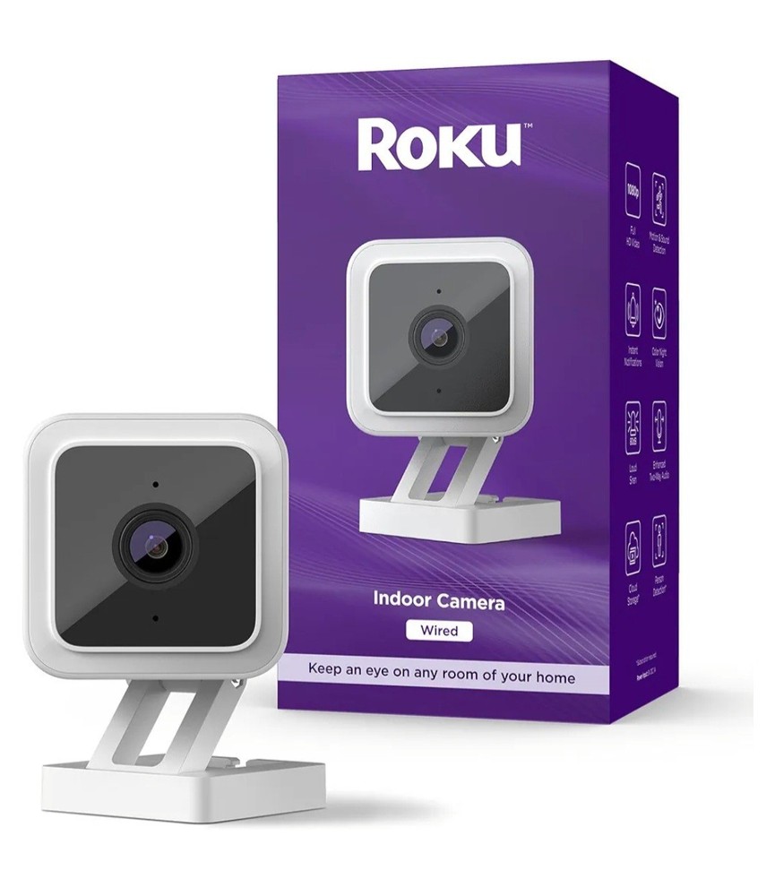 Roku Indoor Smart Security Camera with HD Video
