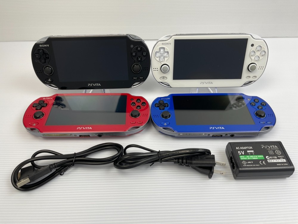 SONY PS VITA PCH-1000  128GB Console Tested Cleaned PlayStation Black White Blue
