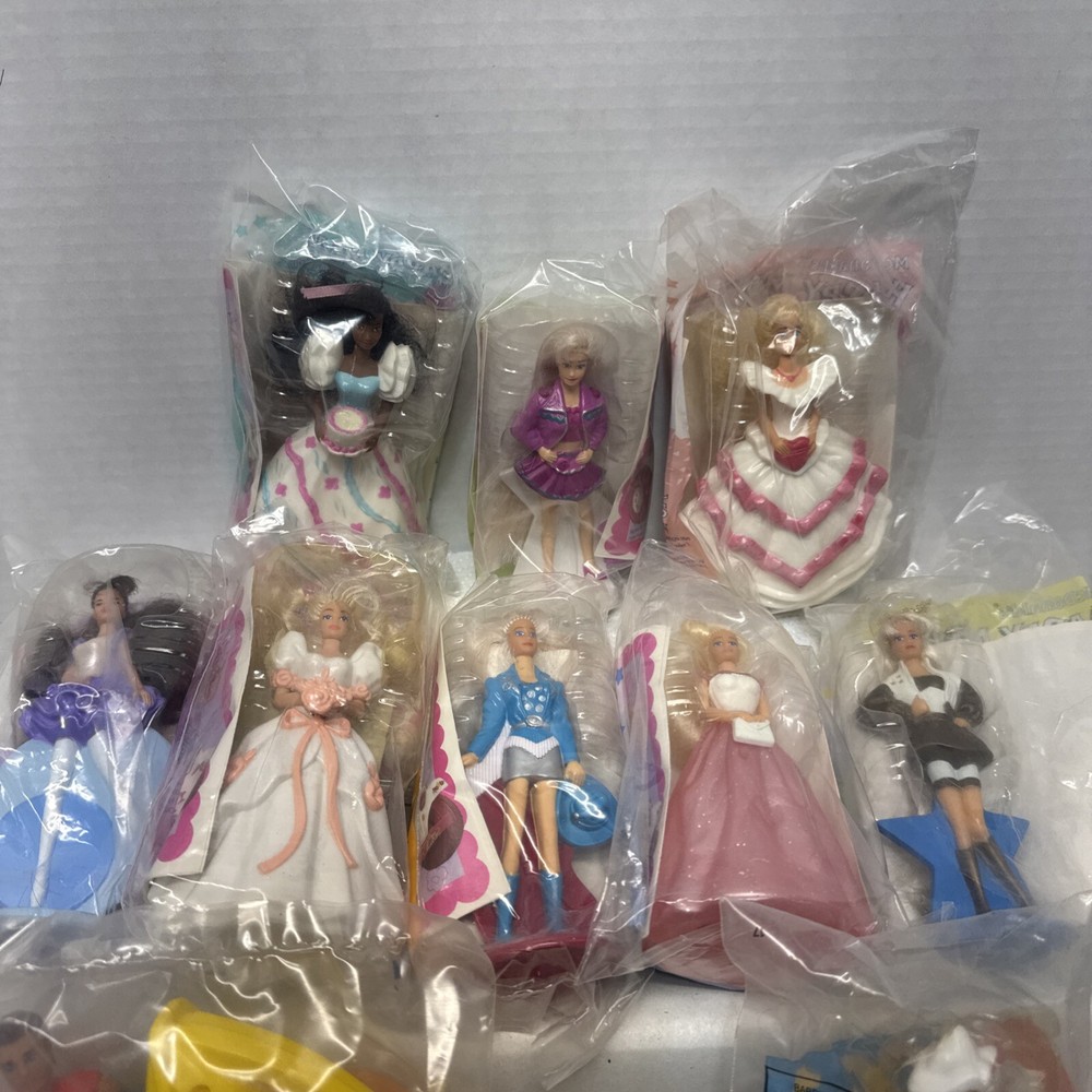 Vintage Happy Meal Unopened Barbie's 1992-1998 Lot Of 20