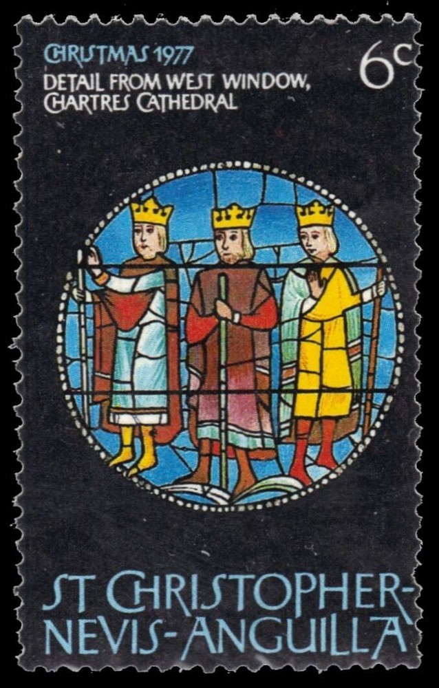 ST. KITTS-NEVIS 347 - Stained Glass Windows 