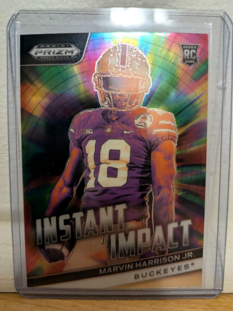 2024 Prizm Draft Picks Marvin Harrison Jr Instant Impact Rookie RC II-MHJ