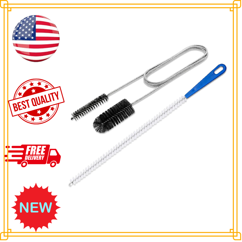 Flexible 61-Inch Extra Long Drain Brush for Unclogging Pipes