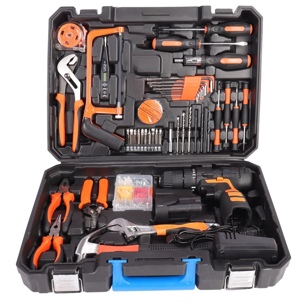 120PCS Cordless Drill Set 21V Electric Drill Power Tool Kit for DIY Home Repair1