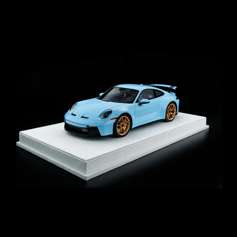 Rare Fuelme 1:18 Porsche 911 992 GT3 Diecast Model Car Meissen Blue Limited 15pc
