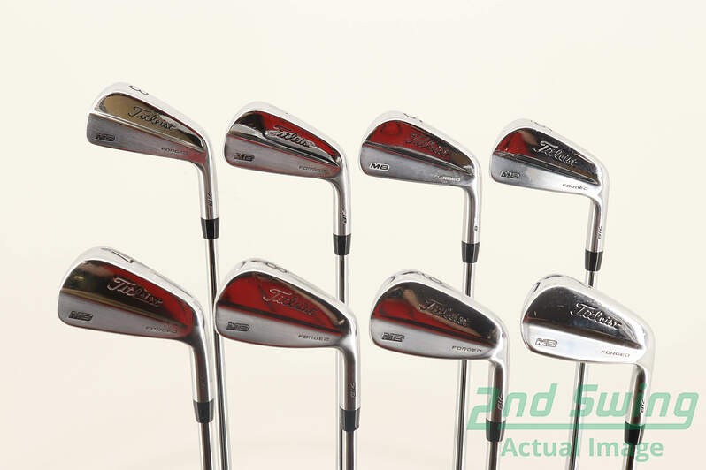 Titleist 718 MB Iron Set 3-PW Steel Stiff Flex Right Handed +1/4 Inch