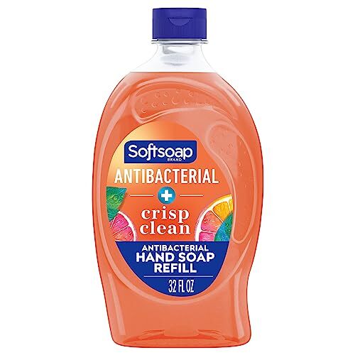 Softsoap Antibacterial Liquid Hand Soap Refill, Crisp Clean
