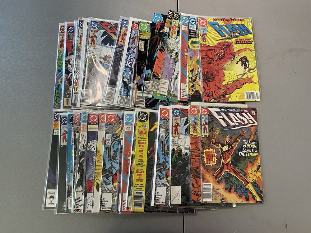 DC Comics Lot Of 36 FLASH Comic Books! 1990s To Modern HTF Covers