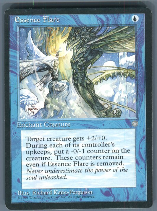 MTG Ice Age Essence Flare Magic Card Rare Blue Instant