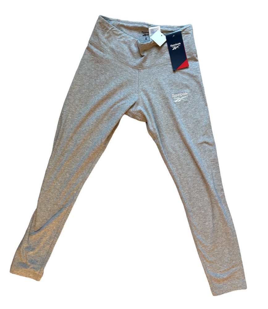 Rebok Women’s Gray Size Small Stretch Athletic  Wear Pants Leggings NWT