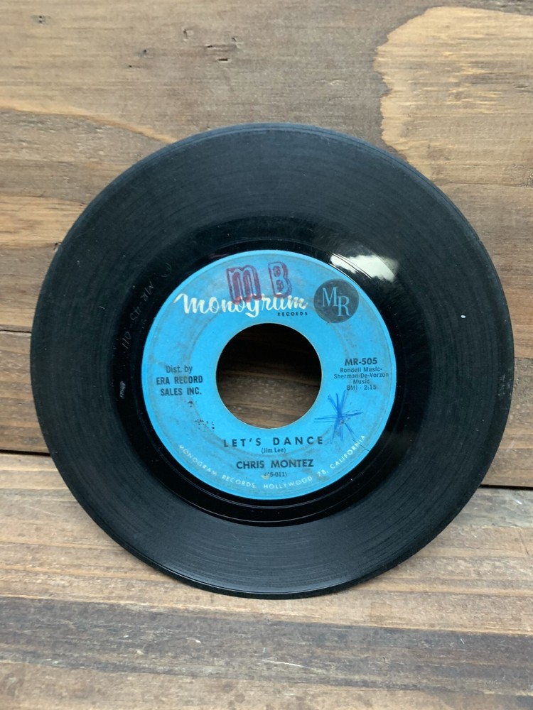 Chris Montez - Let's Dance Monogram MR-505 Jim Lee 45 RPM Rock 1962 Album Vinyl
