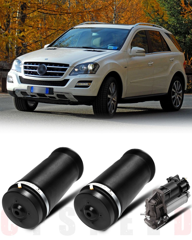 3* Rear Air Suspension Air Spring Compressor Pump For Mercedes-Benz GL/M-Class