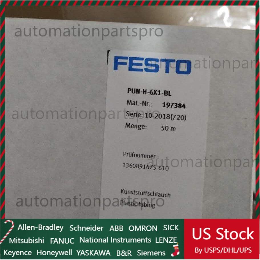1pcs NEW Festo PUN-H-6X1-BL 197384 Plastic Tubing