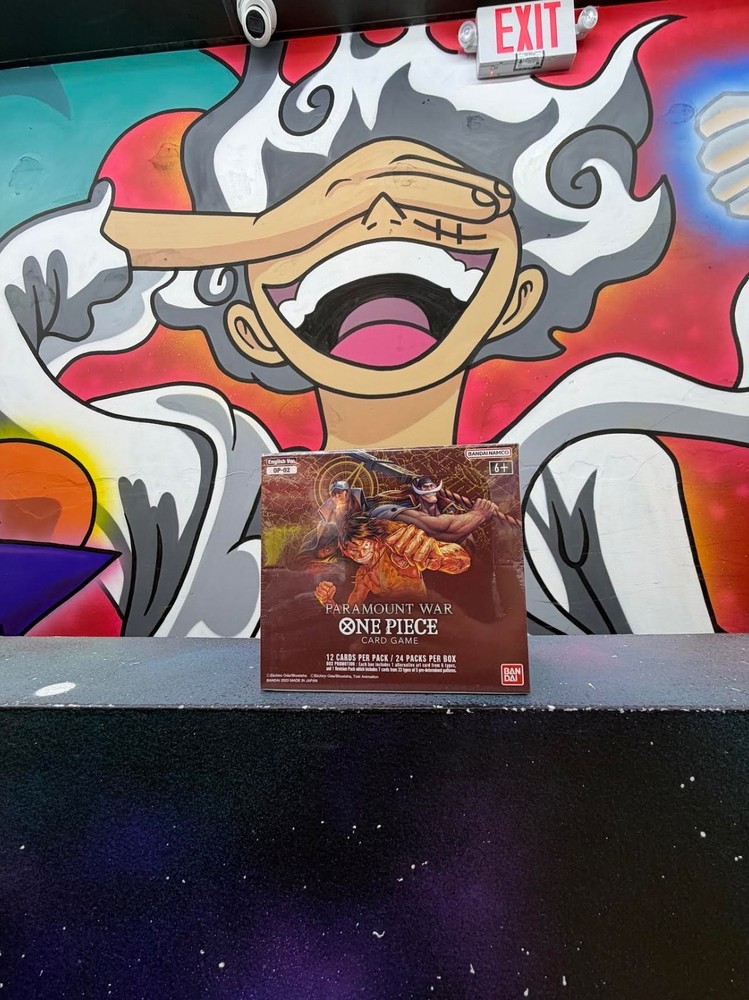 🔴RED BOTTOM🔴 One Piece TCG Paramount War Booster Box OP02 Booster Pre Errata