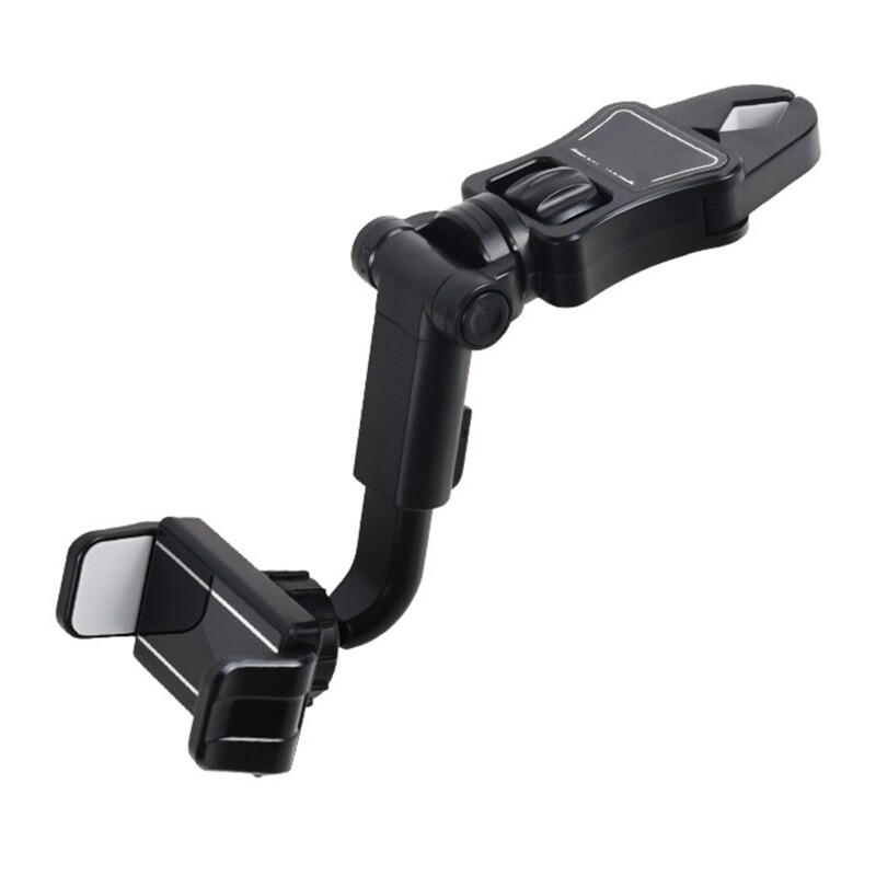 Car Phone & GPS Holder with Rearview Mirror Clip Mount  