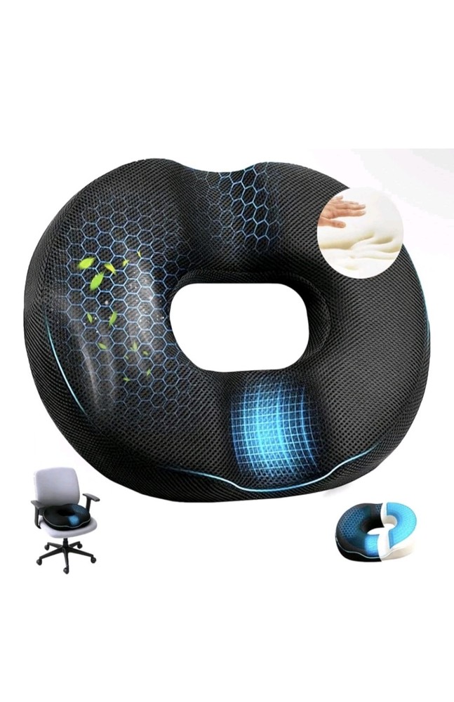 Mullow® Donut Pillow | Seat Cushion| Hemorrhoid Pillow |for Tailbone Pain Relief