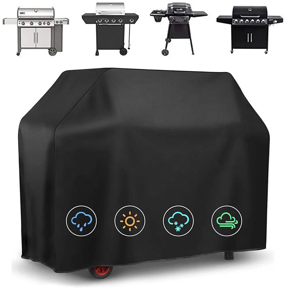 57in Heavy Duty BBQ Grill Cover Waterproof & Fade Resistant Gas Grill Protector