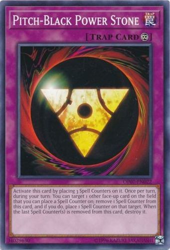 Pitch-Black Power Stone - OP07-EN022 - Common - Unlimited Edition - Heavily Play