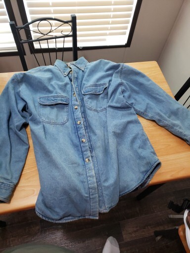 Sun River Denim Jacket Fleece Liner Xl
