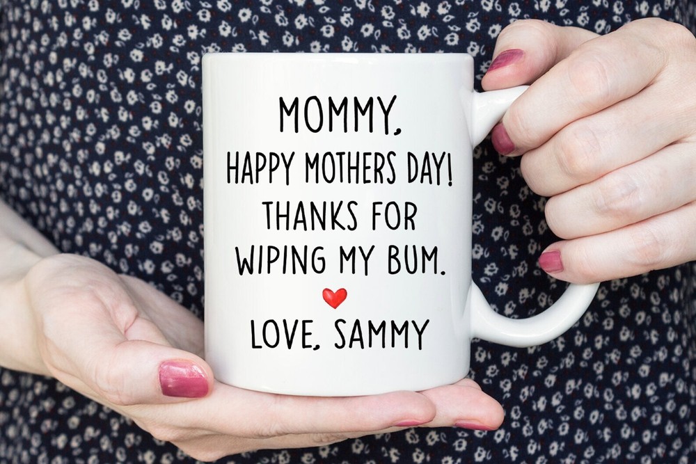 Funny First Mother's Day Gift From Baby Personalized Happy Mother's Day Coffee M