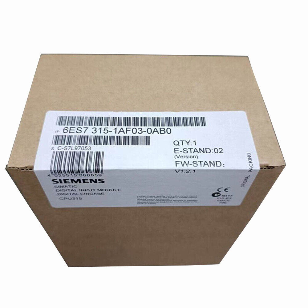 6Es7 315-1Af03-0Ab0 New Siemens S7-300 Cpu 315 6Es7315-1Af03-0Ab0