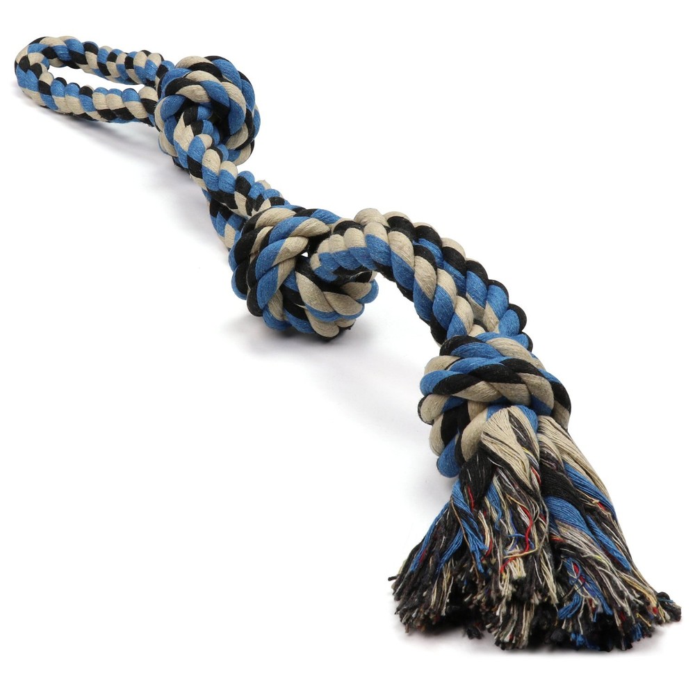 XL Dog Rope Toy for Aggressive Chewers - Dog Toy, Benefits Non-Profit Dog Res...