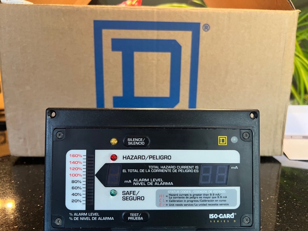Square D Line Isolation Monitor 43134-007-50 excellent condition