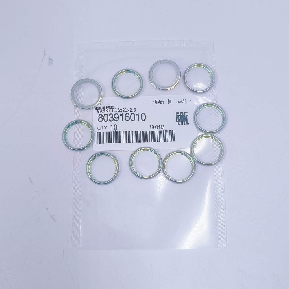 FOR 2011-2021 Forester 10× Oil Pan Crush Washers 16mm 803916010 Genuine Plug