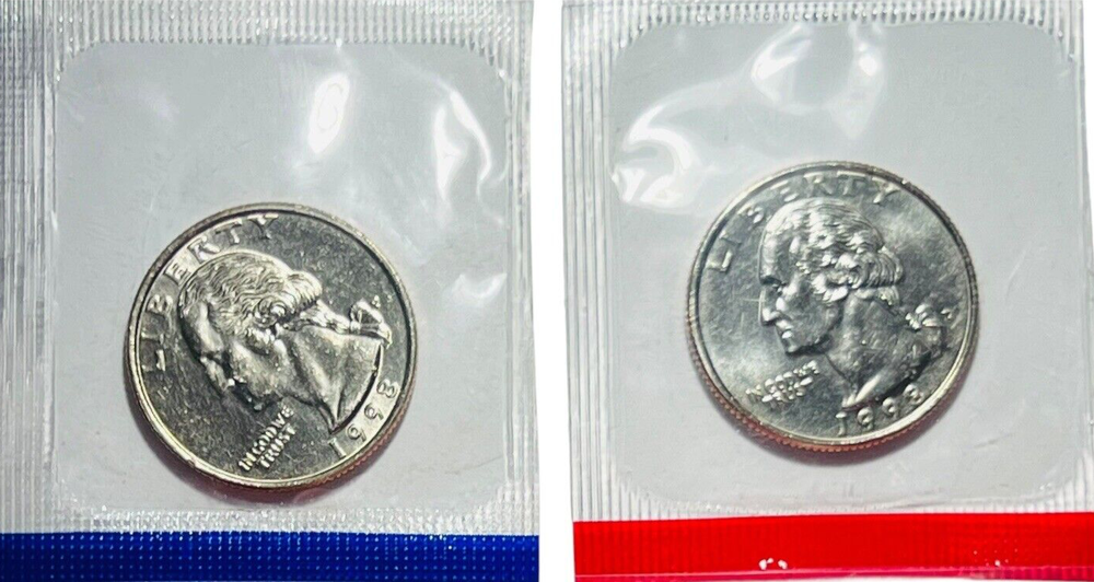 1998 P & D Washington Quarter 25c Coin Choice Gem BU US Mint Set #497 “JG Coins”