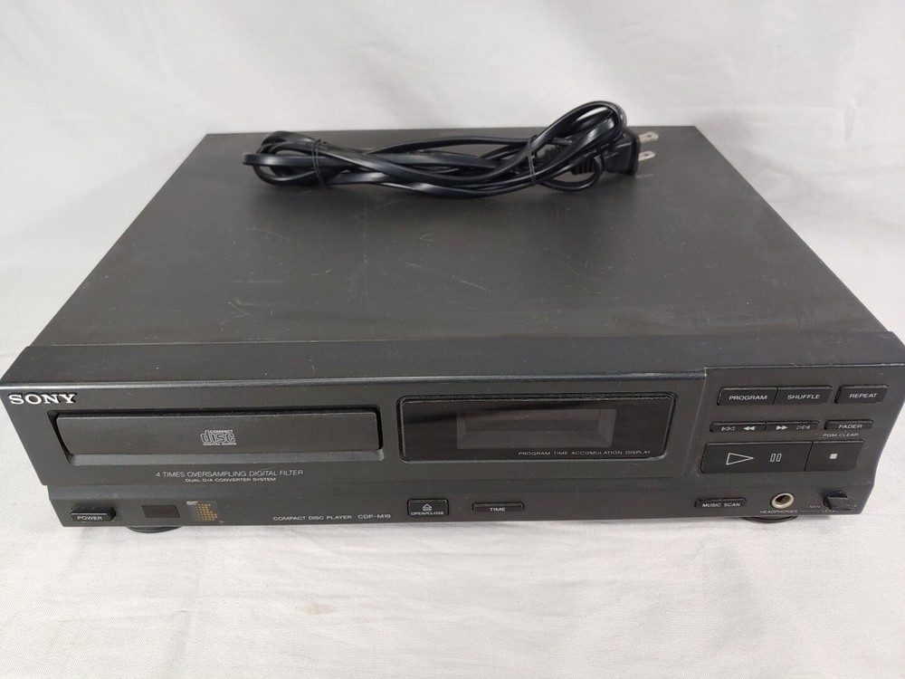 Sony CDP-M19 Stereo CD Player Component - Vintage Japan 1990 Powers Up